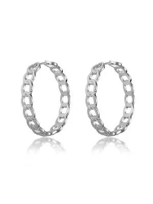 Orphelia Bambi Hoop Earrings ZO-7449