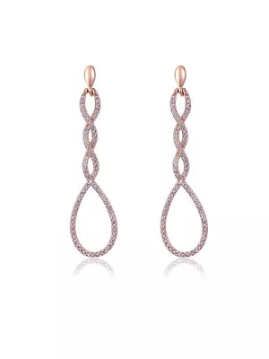 Orphelia Aurora Silver Drop Earrings ZO-7459 #1