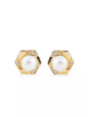 Orphelia Aliva Silver Stud Earrings ZO-7469/G #1