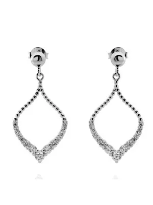 Orphelia Grace Silver Drop Earrings ZO-7493 #1