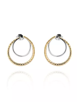Bastien Silver Stud Earrings ZO-7499 #1