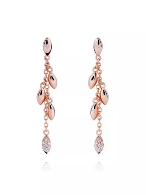 Orphelia Loana Sterling Silver Drop Earrings ZO-7505/RG #1