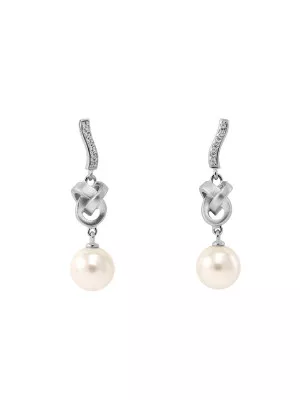 Clara Silver Drop Earrings ZO-7515 #1
