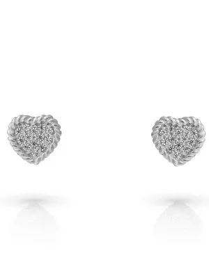 Orphelia Elite Sterling Silver Stud Earrings ZO-7566 #1