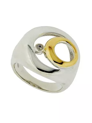 Orphelia® Women's Sterling Silver Ring - Silver ZR-3482