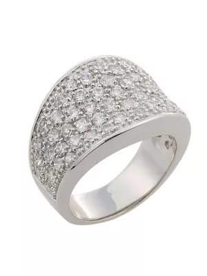 Orphelia® Women's Sterling Silver Ring - Silver ZR-3490