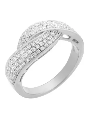 Orphelia® Women's Sterling Silver Ring - Silver ZR-3513