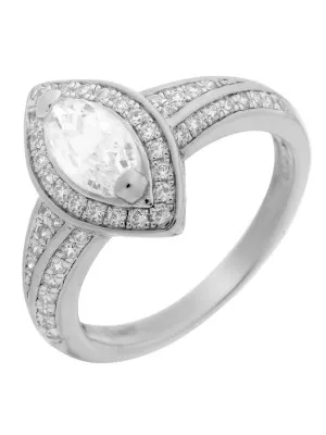 Orphelia® Women's Sterling Silver Ring - Silver ZR-3525