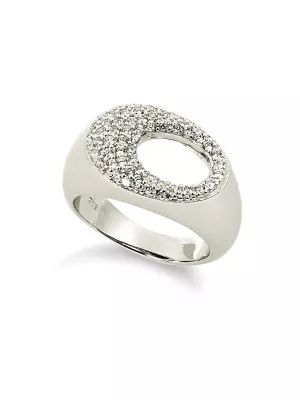 Orphelia® Women's Sterling Silver Ring - Silver ZR-3536