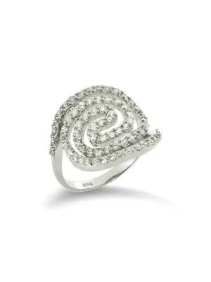 Orphelia® Women's Sterling Silver Ring - Silver ZR-3538