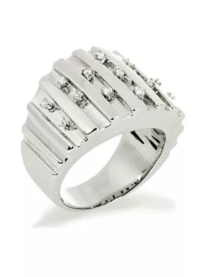 Orphelia® Women's Sterling Silver Ring - Silver ZR-3565