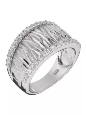 Orphelia® Women's Sterling Silver Ring - Silver ZR-3569-1