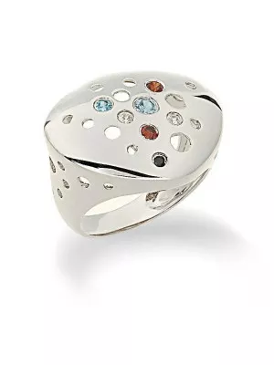 Orphelia® Women's Sterling Silver Ring - Silver ZR-3571