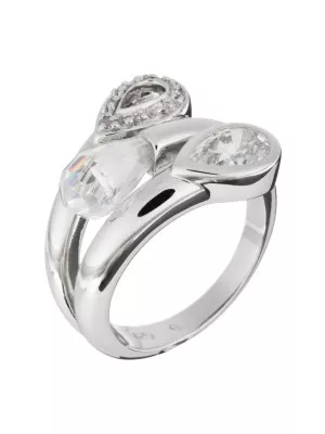 Orphelia® Women's Sterling Silver Ring - Silver ZR-3620