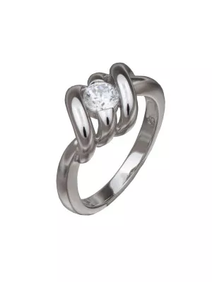 Orphelia® Women's Sterling Silver Ring - Silver ZR-3639