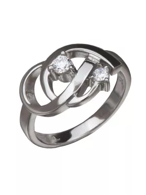 Orphelia® Women's Sterling Silver Ring - Silver ZR-3640