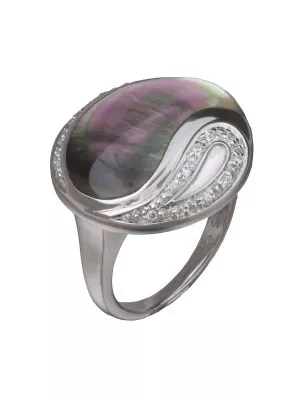 Orphelia® Women's Sterling Silver Ring - Silver ZR-3642