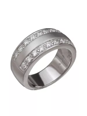 Orphelia® Women's Sterling Silver Ring - Silver ZR-3661