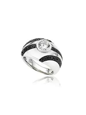 Orphelia® Women's Sterling Silver Ring - Silver ZR-3678