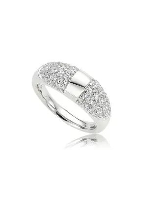 Orphelia® Women's Sterling Silver Ring - Silver ZR-3684