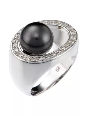 Orphelia® Women's Sterling Silver Ring - Silver ZR-3705