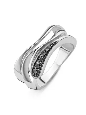 Orphelia® Women's Sterling Silver Ring - Silver ZR-3750