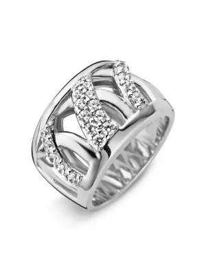 Orphelia® Women's Sterling Silver Ring - Silver ZR-3859