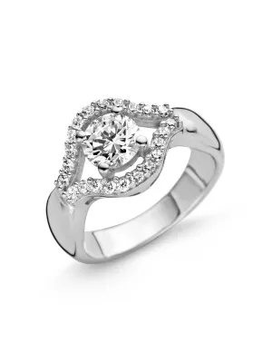 Orphelia® Women's Sterling Silver Ring - Silver ZR-3863