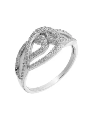 Orphelia® Women's Sterling Silver Ring - Silver ZR-3879