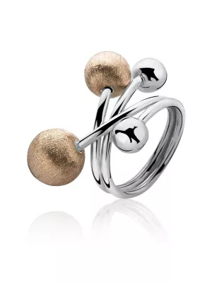 Orphelia® Women's Sterling Silver Ring - Silver ZR-3886