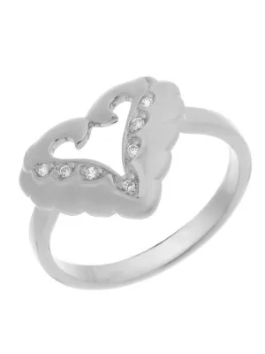 Orphelia® Women's Sterling Silver Ring - Silver ZR-3936