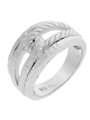 Orphelia® Women's Sterling Silver Ring - Silver ZR-3941