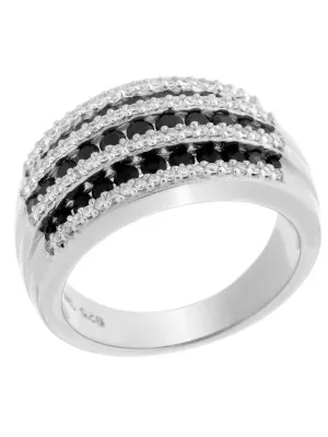 Orphelia® Women's Sterling Silver Ring - Silver ZR-6084