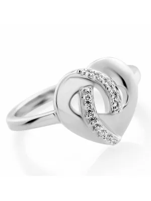 Orphelia® 'Amore' Women's Sterling Silver Ring - Silver ZR-7577