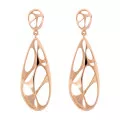 Ava Silver Drop Earrings ZO-7374 RG #1