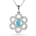 Orphelia Billie White-gold 18k Pendant HD-4201 #1