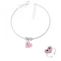 Child's Silver Set: Bracelet + Ring SET-7141 #1