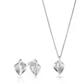 Anet Silver Set: Chain-pendant + Earrings SET-7520 #1