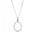 Orphelia Aria Silver Chain With Pendant ZH-7494 #1