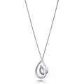 Dazzle Silver Chain With Pendant ZH-7518/B #1