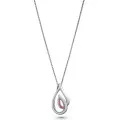 Dazzle Silver Chain With Pendant ZH-7518/R #1