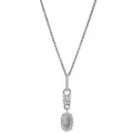 Orphelia® 'Lily' Women's Sterling Silver Pendant with Chain - Silver ZH-7582