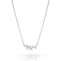 Charlene Silver Necklace ZK-7568 #1