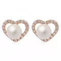 Alberte Silver Stud Earrings ZO-7233/RG #1