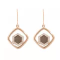 Orphelia Elzia Silver Drop Earrings ZO-7372 #1