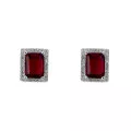 ORPHELIA SILVER Enora Stud Earrings ZO-7425/RU