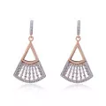 Carina Silver Drop Earrings ZO-7436 #1