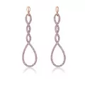 Orphelia Aurora Silver Drop Earrings ZO-7459 #1