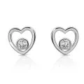 Mila Silver Stud Earrings ZO-7484