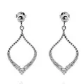 Orphelia Grace Silver Drop Earrings ZO-7493 #1